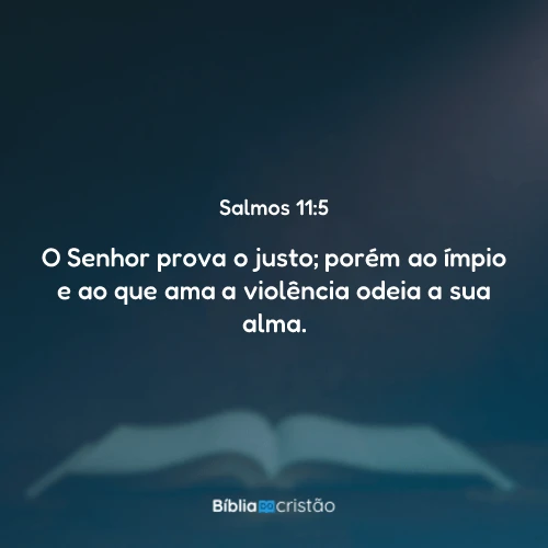 Salmos 11:5