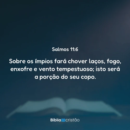 Salmos 11:6