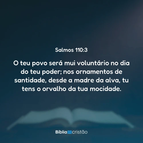 Salmos 110:3