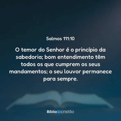 Salmos 111:10