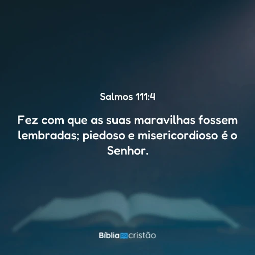 Salmos 111:4