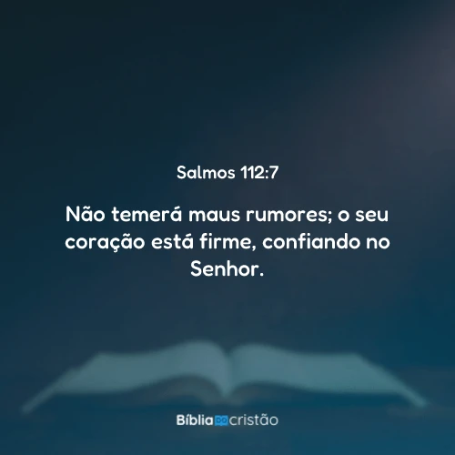 Salmos 112:7