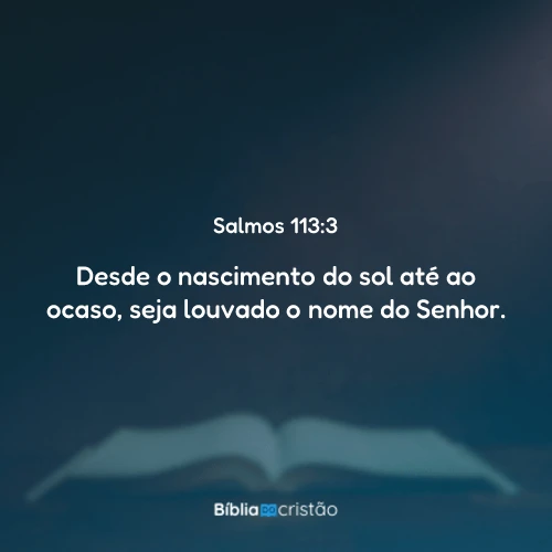 Salmos 113:3