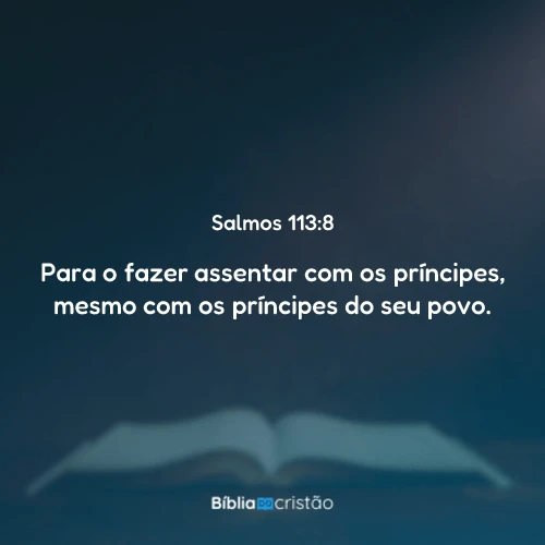Salmos 113:8