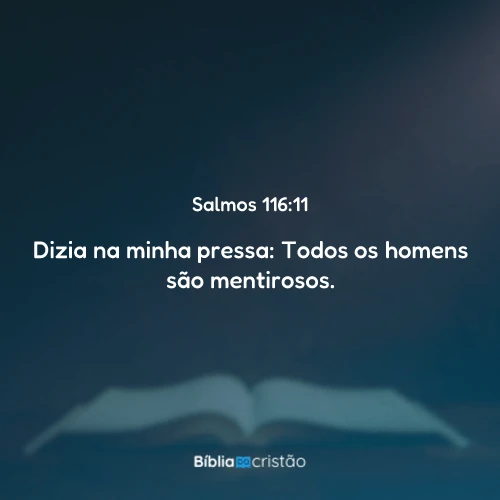 Salmos 116:11