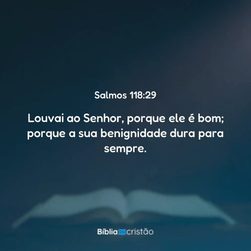 Salmos 118:29