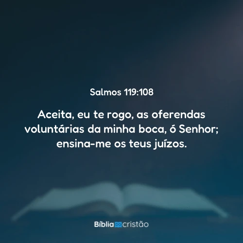 Salmos 119:108