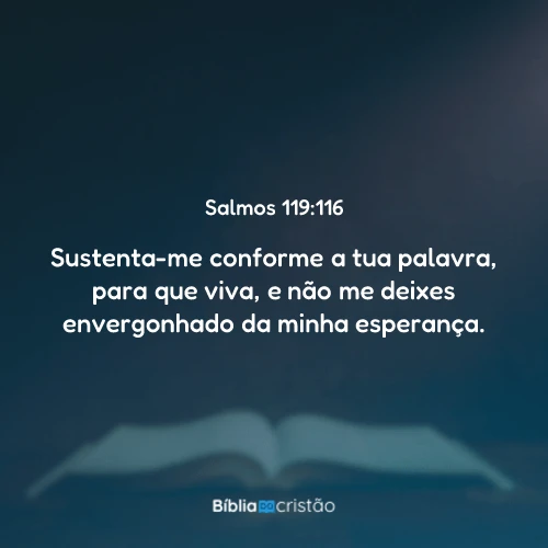 Salmos 119:116