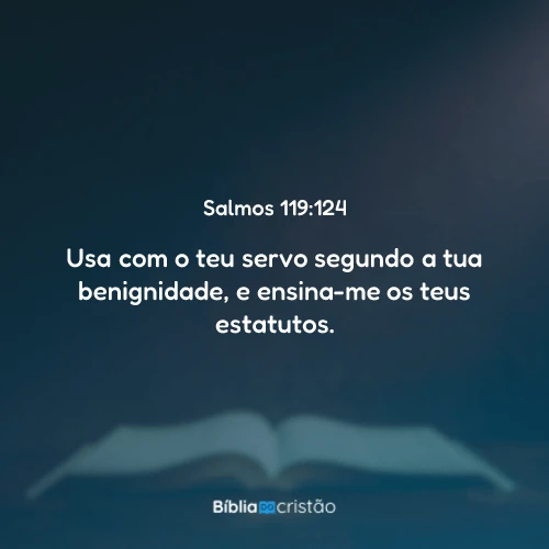 Salmos 119:124