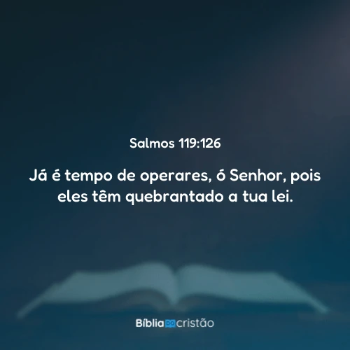 Salmos 119:126
