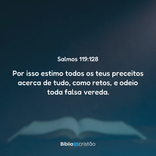 Salmos 119:128
