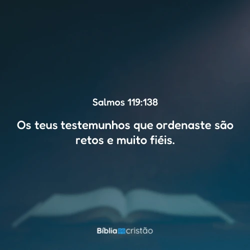 Salmos 119:138