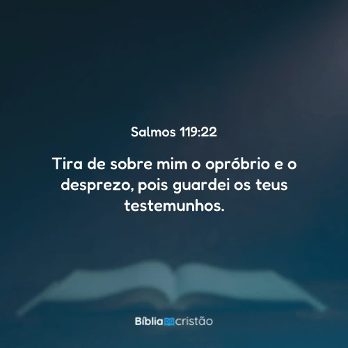 Salmos 119:22