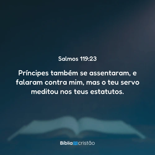 Salmos 119:23