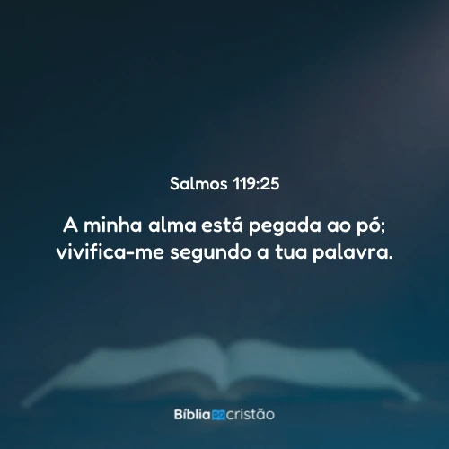 Salmos 119:25