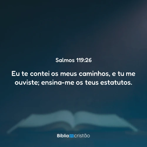 Salmos 119:26
