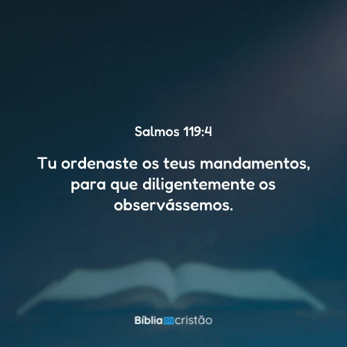 Salmos 119:4