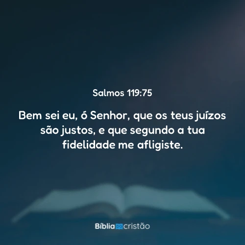 Salmos 119:75
