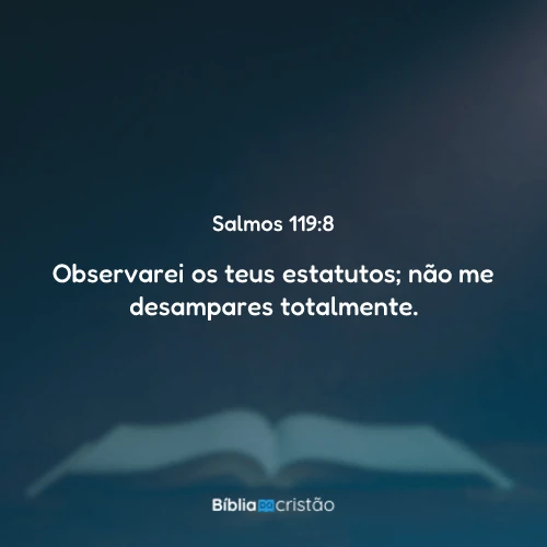 Salmos 119:8
