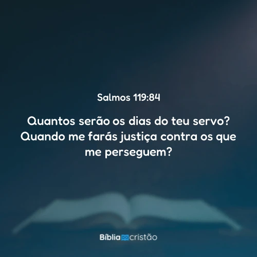 Salmos 119:84