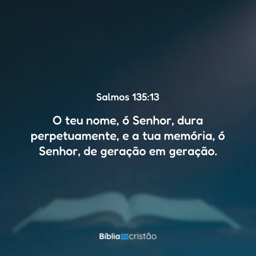 Salmos 135:13