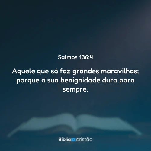 Salmos 136:4