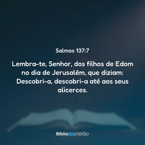 Salmos 137:7