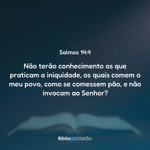 Salmos 14:4