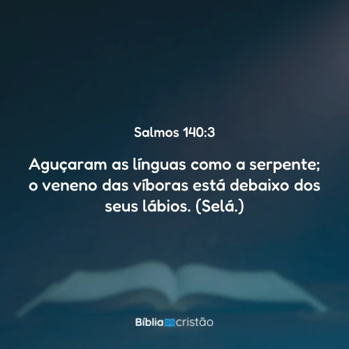 Salmos 140:3