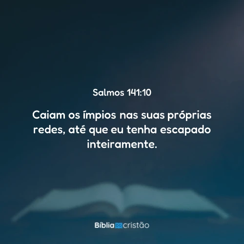 Salmos 141:10