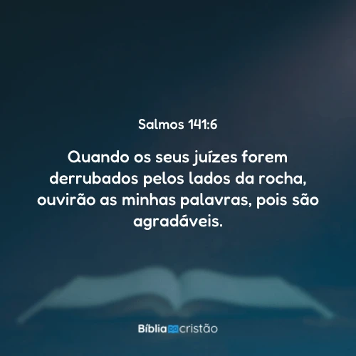 Salmos 141:6