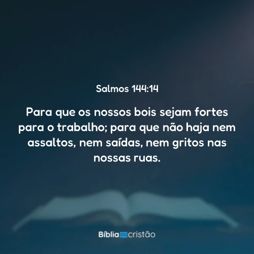 Salmos 144:14