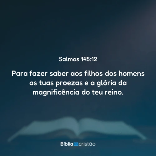 Salmos 145:12