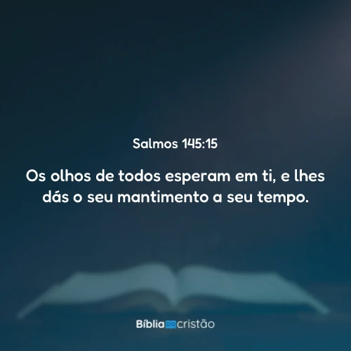 Salmos 145:15
