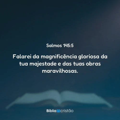 Salmos 145:5