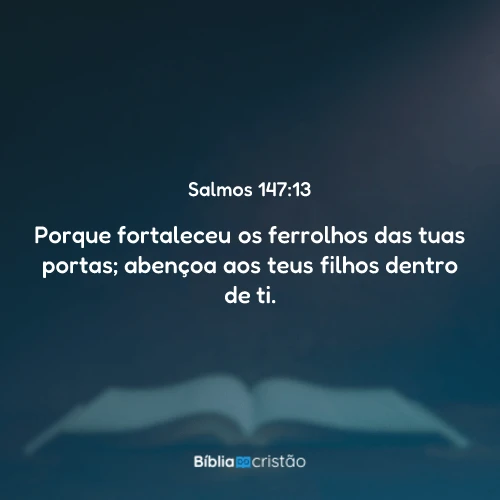 Salmos 147:13