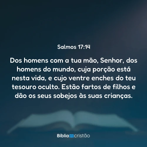 Salmos 17:14