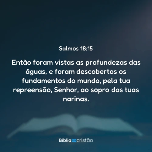 Salmos 18:15