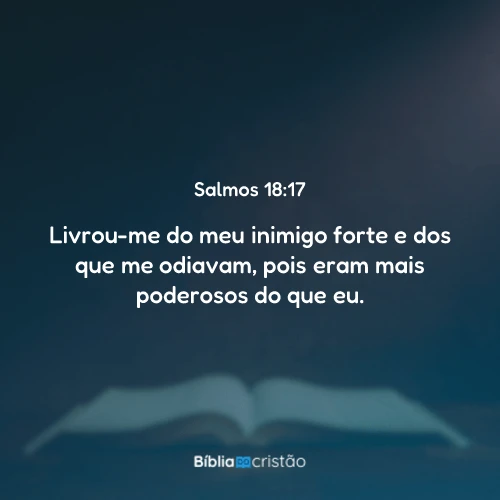 Salmos 18:17