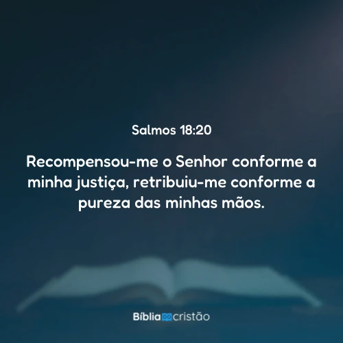 Salmos 18:20