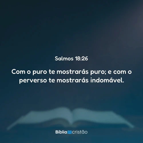 Salmos 18:26