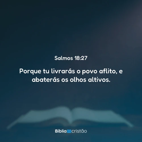 Salmos 18:27