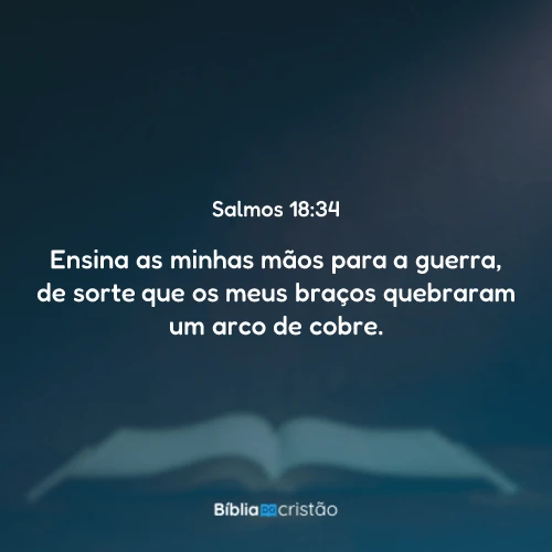 Salmos 18:34