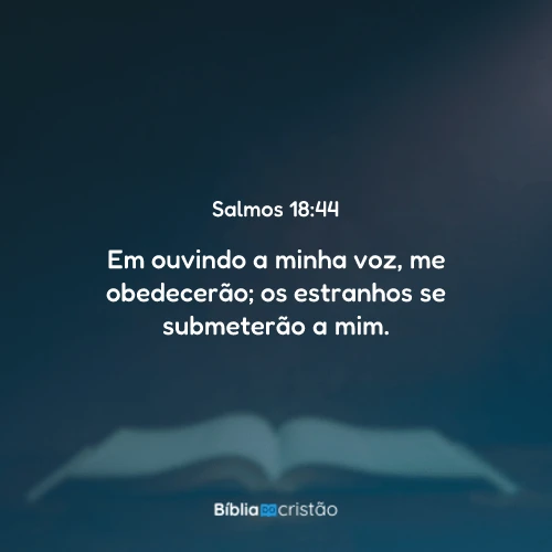 Salmos 18:44