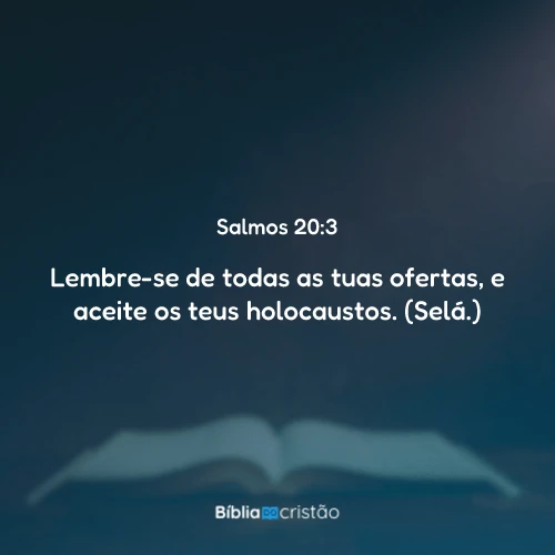 Salmos 20:3