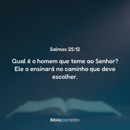 Salmos 25:12