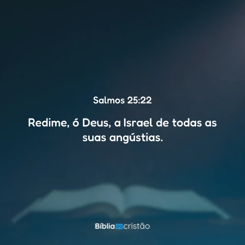 Salmos 25:22