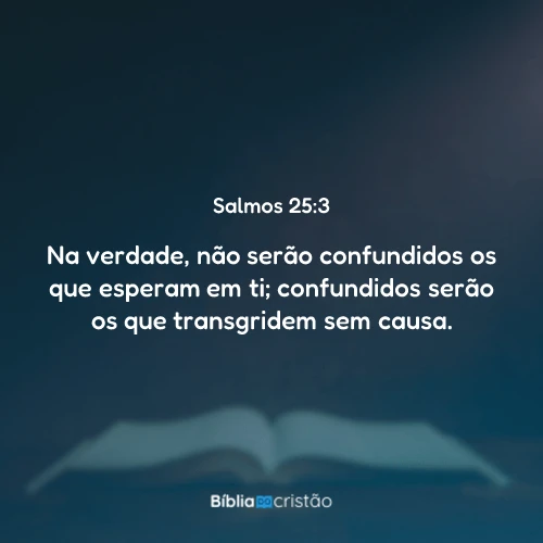 Salmos 25:3
