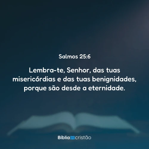 Salmos 25:6