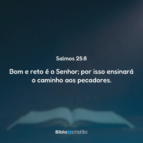 Salmos 25:8
